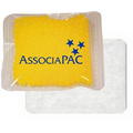 Yellow Cloth-Backed, Gel Beads Cold/Hot Therapy Pack (4.5"x4.5")